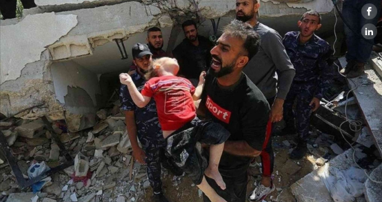 Bocah Palestina tewas terkena serangan Israel
