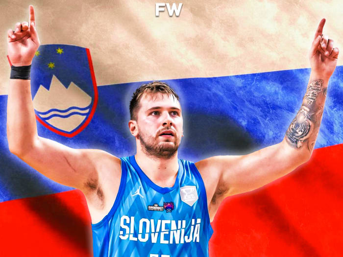 Luka Doncic of Slovenia shoots the ball during the FIBA EuroBasket ... Luka Doncic Jadi Ikon EuroBasket